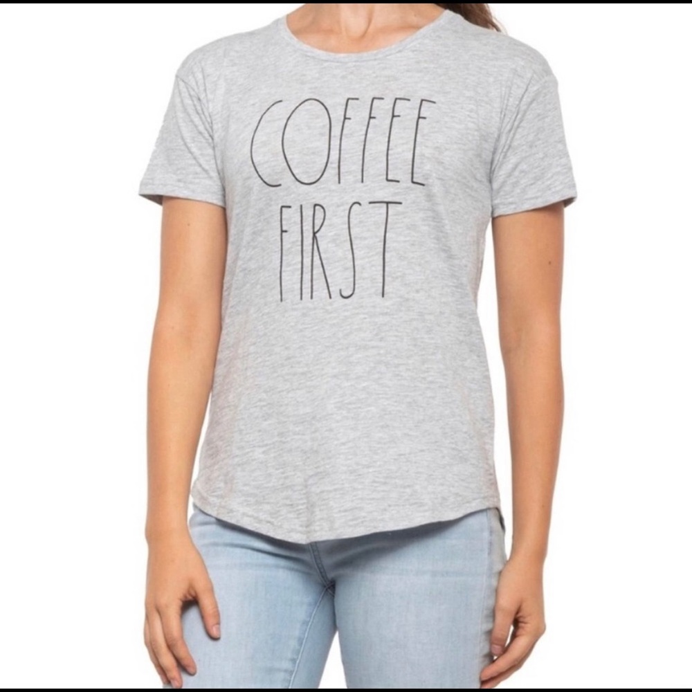 RAE DUNN Coffee First Tee XXL